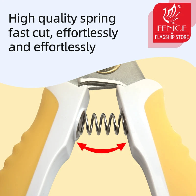 Fenice Pet Nail Clipper Scissors Dog Cat Toe Claw Nail Clipper Grooming Scissors Trimmer Grooming Tools for Animals Pet Supplies