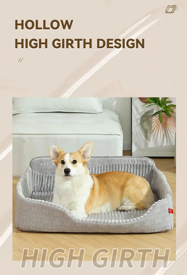 HOOPET Pet Bed Winter Warm Dog Bed House Pet Bed Dog Mattress Bed Sofa Small and Medium-Sized Dogs Puppy Pet Supplies