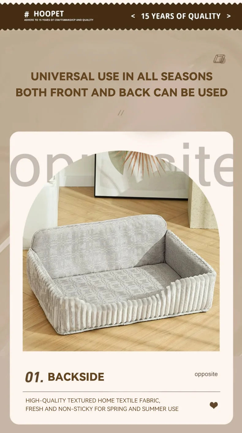 HOOPET Pet Bed Winter Warm Dog Bed House Pet Bed Dog Mattress Bed Sofa Small and Medium-Sized Dogs Puppy Pet Supplies