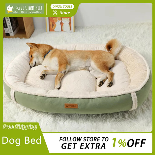Wholesale Dog Pet Bed Square Dog Beds For Large Dogs Dog Sofa Beds PP cotton Anti-Mite Pet Bed Inner Pad Washable Puppy Supplies