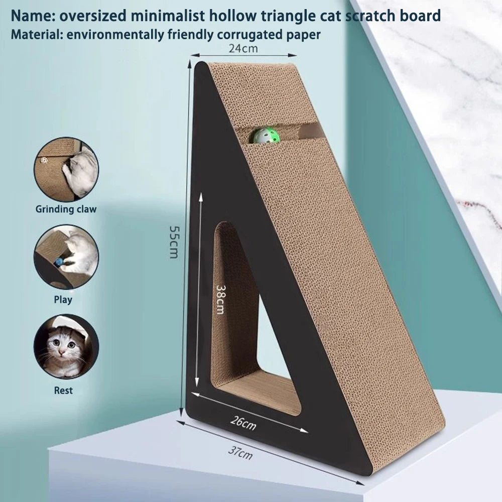 Cat Scratcher Cardboard Durable Furniture Protector for Indoor Kittens Cats Toys Gift & Pet Supplies