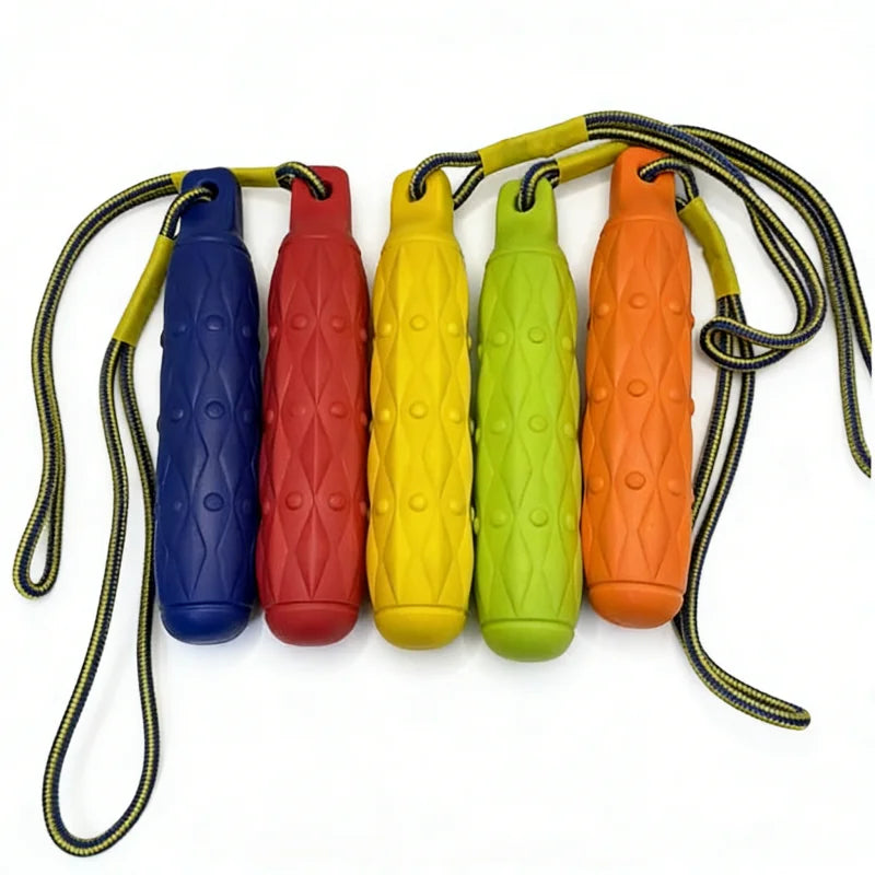 EVA Biting Stick With Rope Colors Dogs Tooth Chew Toy Indestructible Pet Supplies Large Safe Joint Dog Tough Play Toys Resistant