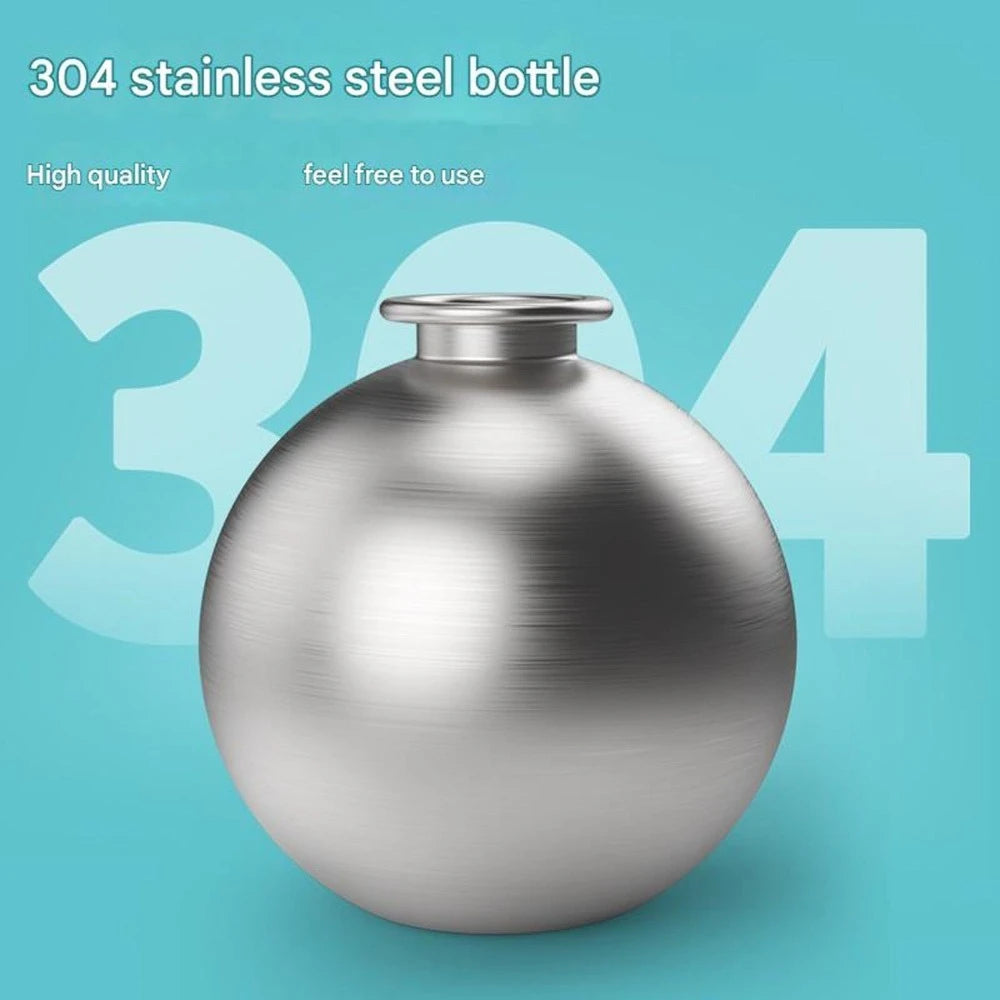 285ml 2-in-1 Portable Dog Drinker,Leak-Proof Feeder Dogs Bottle Compact Stainless Steel Silicon Pet Supplies for Outdoor Travel