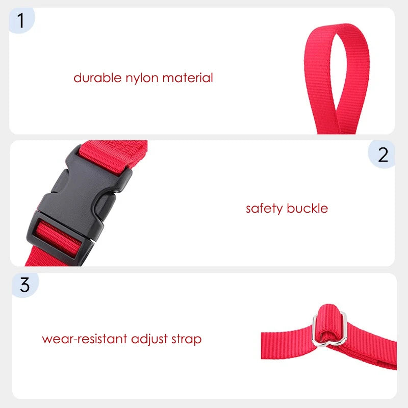 Medium Big Dogs Vest Harness Anti Break Solid Nylon Chest Traction Durable Husky Adjustable Walking Training Pet Accessories