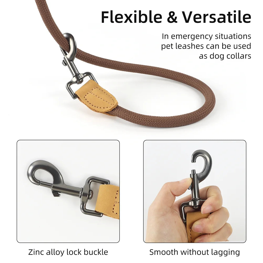1.8M Large Dog Leash Waist Chain Traction For Running Walking Adjustment Simplicity Hands Free Dog Leash Leashes