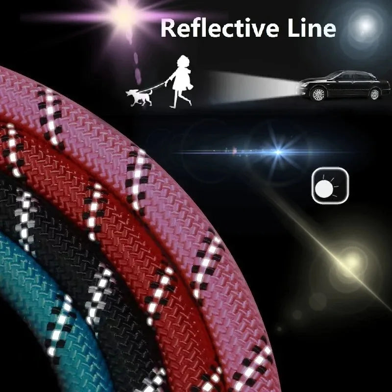 150/200/300CM Strong Leashes for Dogs Soft Handle Dog Leash Reinforced Leash for Small Medium Large Dogs Big Dog Supplies