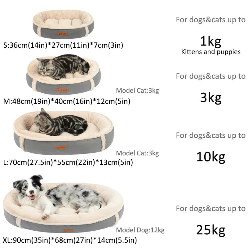 Wholesale Dog Pet Bed Square Dog Beds For Large Dogs Dog Sofa Beds PP cotton Anti-Mite Pet Bed Inner Pad Washable Puppy Supplies