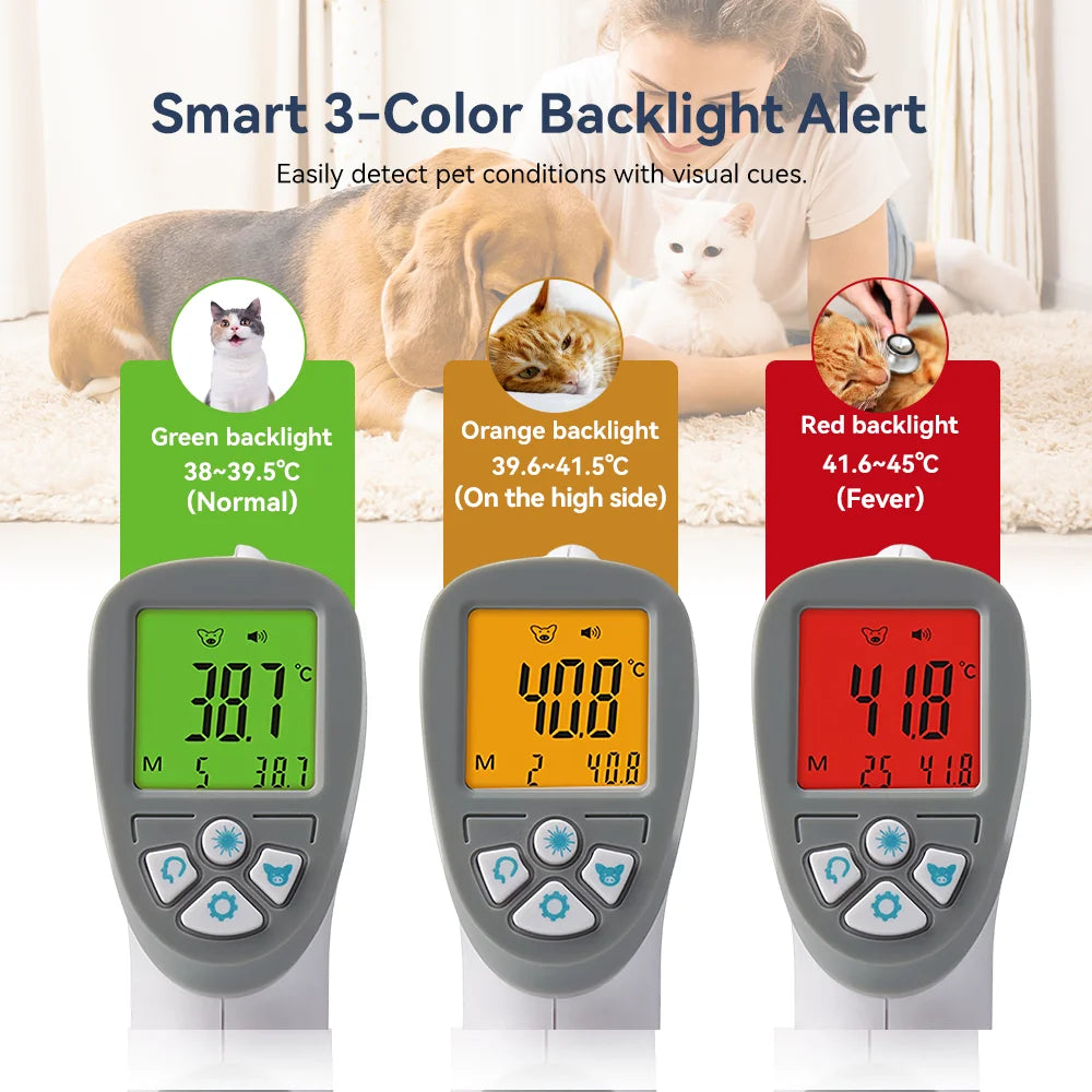 WENMEICE Infrared Pet Dog Cat Veterinary Thermometer Medical Animal Electronic Thermometer Non-contact Home Veterinary Equipment