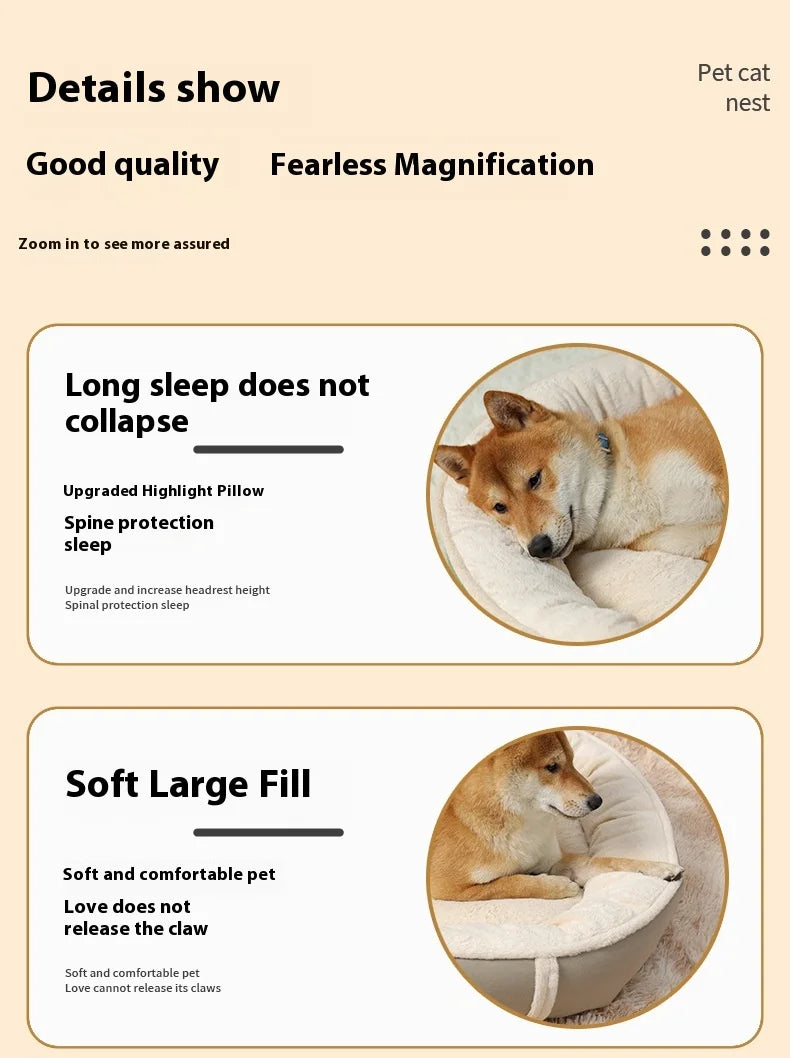 Wholesale Dog Pet Bed Square Dog Beds For Large Dogs Dog Sofa Beds PP cotton Anti-Mite Pet Bed Inner Pad Washable Puppy Supplies