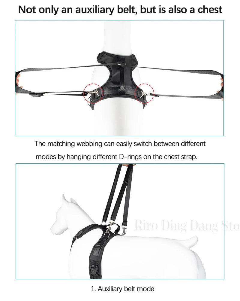 Auxiliary Belt For Disabled Dog Harness Vest Front Rear Legs Rehabilitation Traning Tool Aged Cat Assist In Walking Pet Supplies