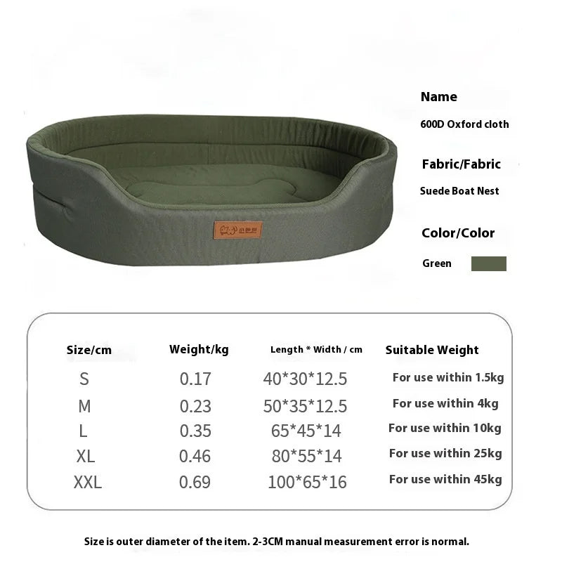 IN STOCK Dog Pet Beds Square Dog Bed For Large Size Dog Sofa Beds Bespoke Waterproof Anti-Mite Pet Bed Inner Pad Washable Kennel