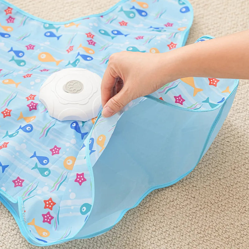 Motion Activated Interactive Cat Toy Hide And Seek Squeaky Mouse Toy Concealed Feather Teaser Automatic Play Kitten