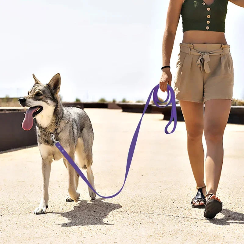 Waterproof Dog Leash Long Pvc Pet Leashes Easy To Clean Rope for Small Medium Large Big Dogs Walking Traning Lead Pet Supplies