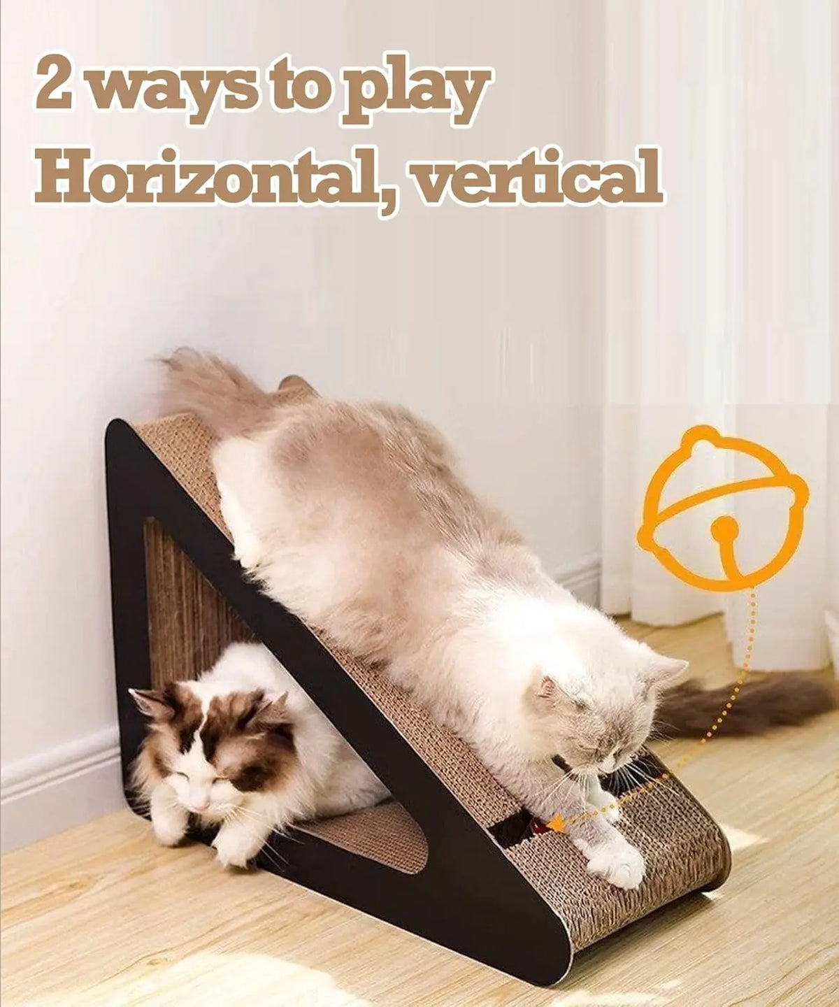 Cat Scratcher Cardboard Durable Furniture Protector for Indoor Kittens Cats Toys Gift & Pet Supplies
