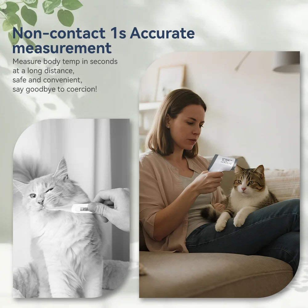WENMEICE Infrared Pet Dog Cat Veterinary Thermometer Medical Animal Electronic Thermometer Non-contact Home Veterinary Equipment