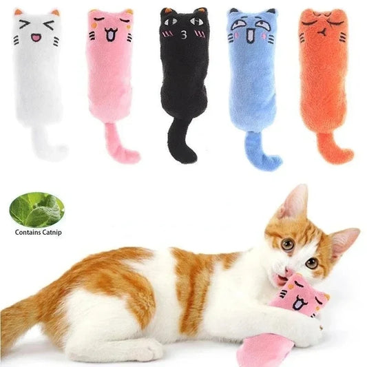 Cat Toy Cute Pet Catnip Toys Cat Plush Thumb Pillow Pet Supplies  Аксесуари Для Котів Juguete Para Gato