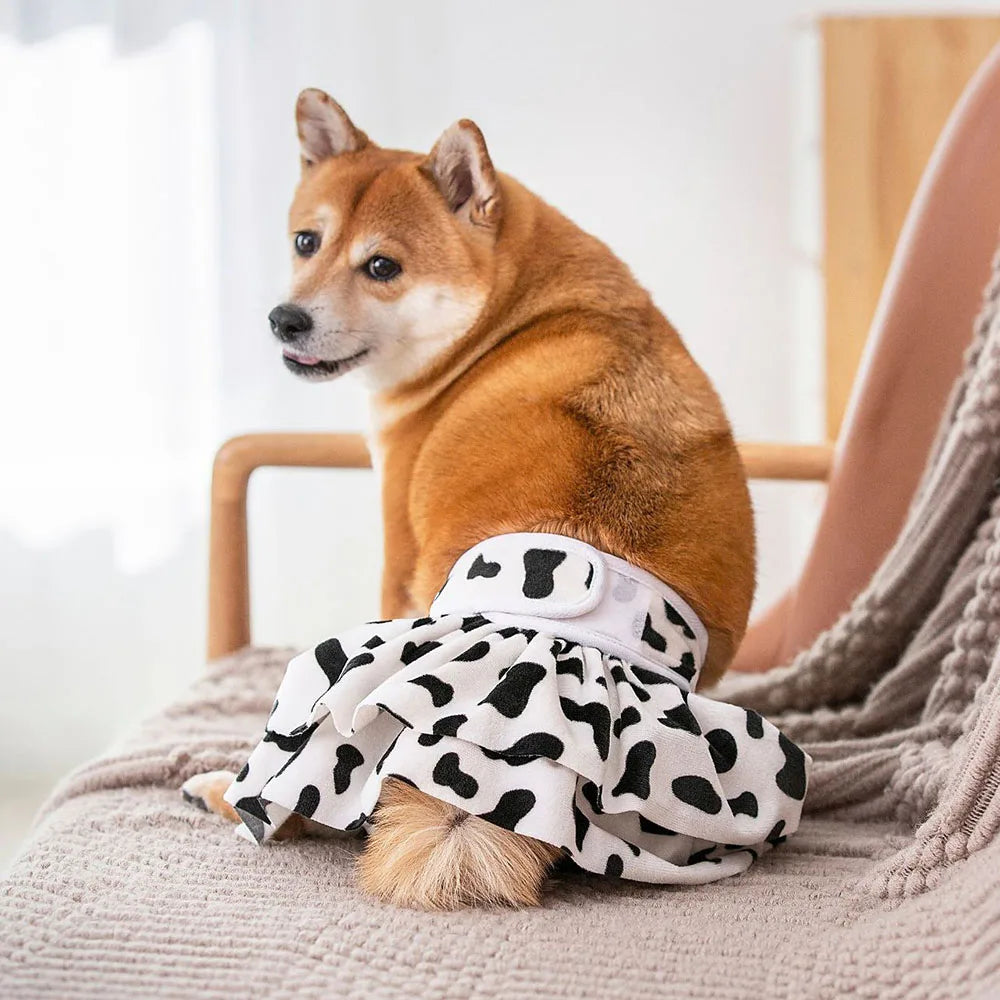 Small & Large Dogs Diapers Sanitary Physiological Pants Washable Female Dog Underwear Pet Supplies Girl Dogs Underwear Diapers