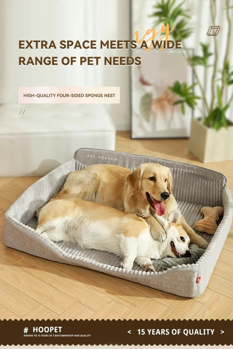 HOOPET Pet Bed Winter Warm Dog Bed House Pet Bed Dog Mattress Bed Sofa Small and Medium-Sized Dogs Puppy Pet Supplies